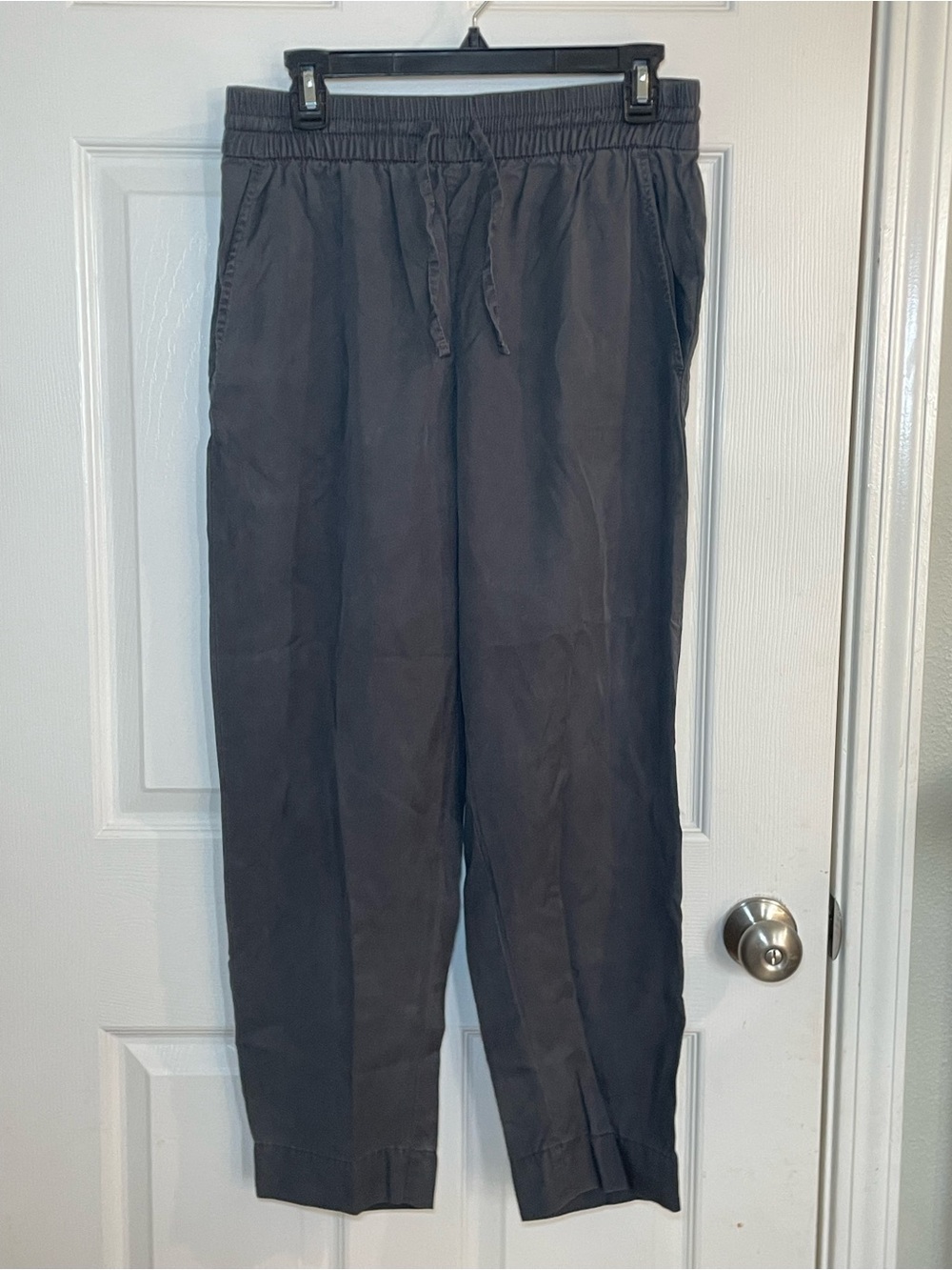 Everlane Lyocell Drawstring Jogger Pants Women’s Medium Blue/Gray Tencel Pull-On